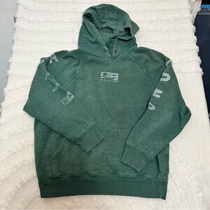 Billabong mens green sweater hoodie